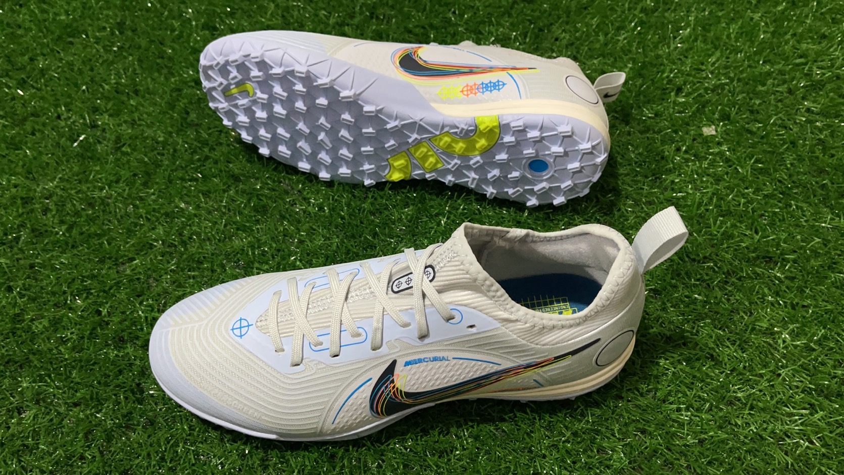 Nike Mercurial Air Zoom Vapor 14 Pro TF - Football Grey Light Marine - DJ2851-054 Nike Mercurial Air Zoom Vapor 14 Pro TF - Football Grey Light Marine - DJ2851-054