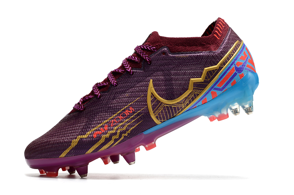 Nike Air Zoom Mercurial Vapor 15 Elite SG-Pro Anti-Clog KM - Dark Beetroot Metallic Vivid Gold | Fast and Grippy Soccer Cleats Nike Air Zoom Mercurial Vapor 15 Elite SG-Pro Anti-Clog KM - Dark Beetroot Metallic Vivid Gold | Fast and Grippy Soccer Cleats