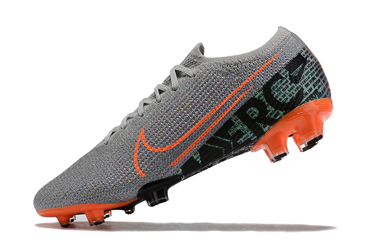 Nike Mercurial Vapor 13 Elite FG - Gray/Orange/Black | High-performance Soccer Cleats Nike Mercurial Vapor 13 Elite FG - Gray/Orange/Black | High-performance Soccer Cleats