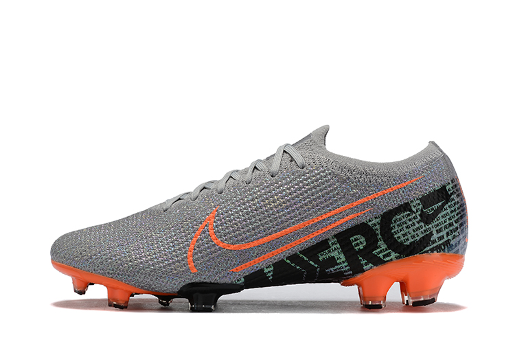 Nike Mercurial Vapor 13 Elite FG - Gray/Orange/Black | High-performance Soccer Cleats Nike Mercurial Vapor 13 Elite FG - Gray/Orange/Black | High-performance Soccer Cleats