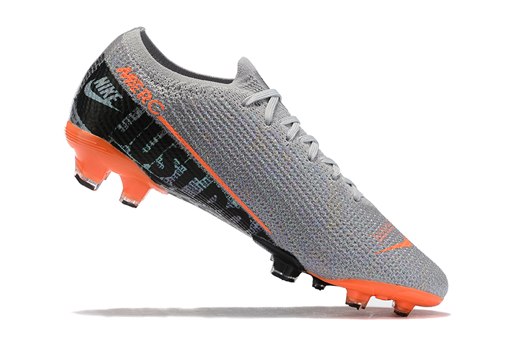 Nike Mercurial Vapor 13 Elite FG - Gray/Orange/Black | High-performance Soccer Cleats Nike Mercurial Vapor 13 Elite FG - Gray/Orange/Black | High-performance Soccer Cleats