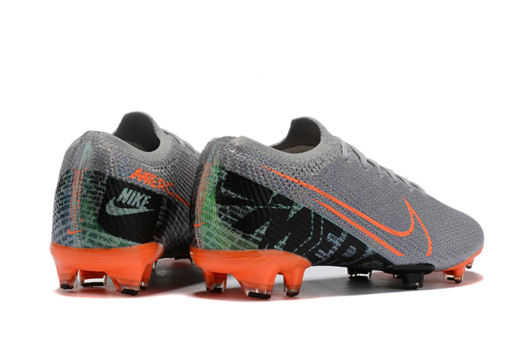 Nike Mercurial Vapor 13 Elite FG - Gray/Orange/Black | High-performance Soccer Cleats Nike Mercurial Vapor 13 Elite FG - Gray/Orange/Black | High-performance Soccer Cleats