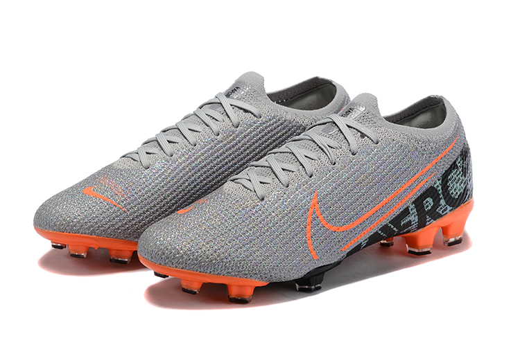 Nike Mercurial Vapor 13 Elite FG - Gray/Orange/Black | High-performance Soccer Cleats Nike Mercurial Vapor 13 Elite FG - Gray/Orange/Black | High-performance Soccer Cleats