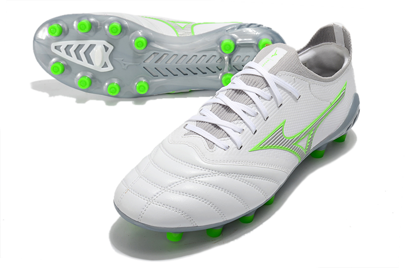 Mizuno Morelia Neo III Japan White Green - Premium Soccer Cleats Mizuno Morelia Neo III Japan White Green - Premium Soccer Cleats