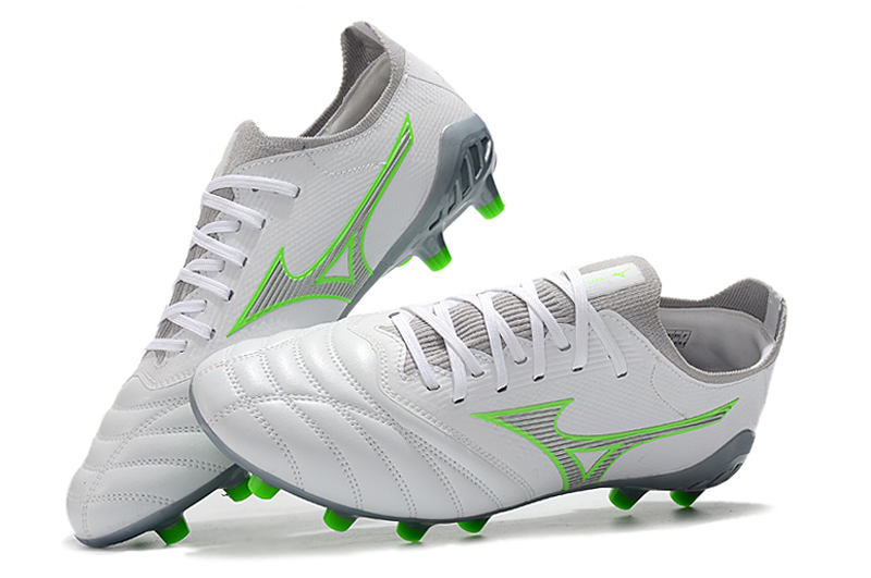 Mizuno Morelia Neo III Japan White Green - Premium Soccer Cleats Mizuno Morelia Neo III Japan White Green - Premium Soccer Cleats