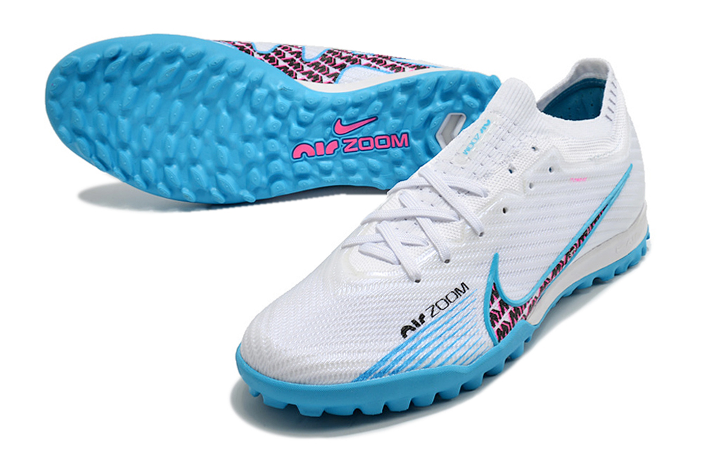 Nike Air Zoom Mercurial Vapor 15 Elite TF | White Light Blue Laser Pink Nike Air Zoom Mercurial Vapor 15 Elite TF | White Light Blue Laser Pink