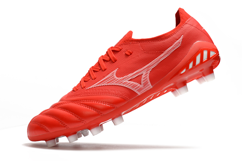 Mizuno Morelia Neo III Beta Japan FG Soccer Cleats High Risk Red - Lightweight and Agile Footwear Mizuno Morelia Neo III Beta Japan FG Soccer Cleats High Risk Red - Lightweight and Agile Footwear