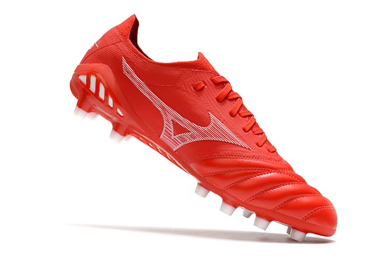 Mizuno Morelia Neo III Beta Japan FG Soccer Cleats High Risk Red - Lightweight and Agile Footwear Mizuno Morelia Neo III Beta Japan FG Soccer Cleats High Risk Red - Lightweight and Agile Footwear