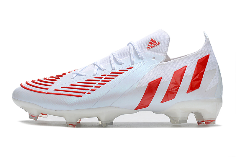 Adidas Predator Edge.3 FG White Red GW2274 - Dynamic Performance for Superior Football Skills