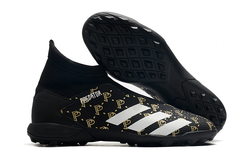 Adidas Predator 20.3 Laceless TF Black Gold White - Ultimate Performance Football Shoes