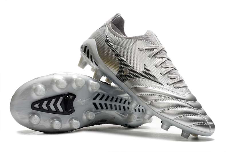 Mizuno Morelia Neo III Made in Japan FG DNA - Silver Black Cool Grey | Top Quality Football Boots Mizuno Morelia Neo III Made in Japan FG DNA - Silver Black Cool Grey | Top Quality Football Boots