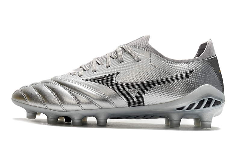Mizuno Morelia Neo III Made in Japan FG DNA - Silver Black Cool Grey | Top Quality Football Boots Mizuno Morelia Neo III Made in Japan FG DNA - Silver Black Cool Grey | Top Quality Football Boots
