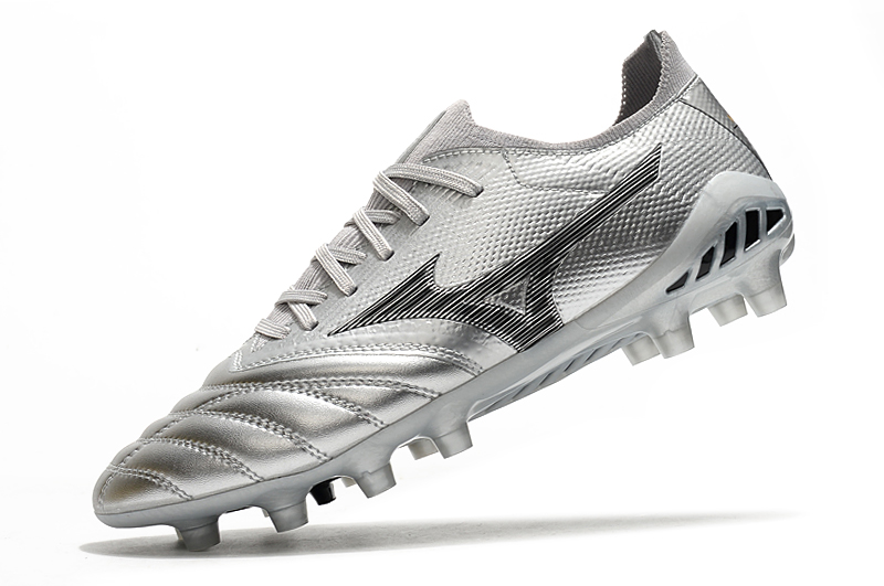 Mizuno Morelia Neo III Made in Japan FG DNA - Silver Black Cool Grey | Top Quality Football Boots Mizuno Morelia Neo III Made in Japan FG DNA - Silver Black Cool Grey | Top Quality Football Boots