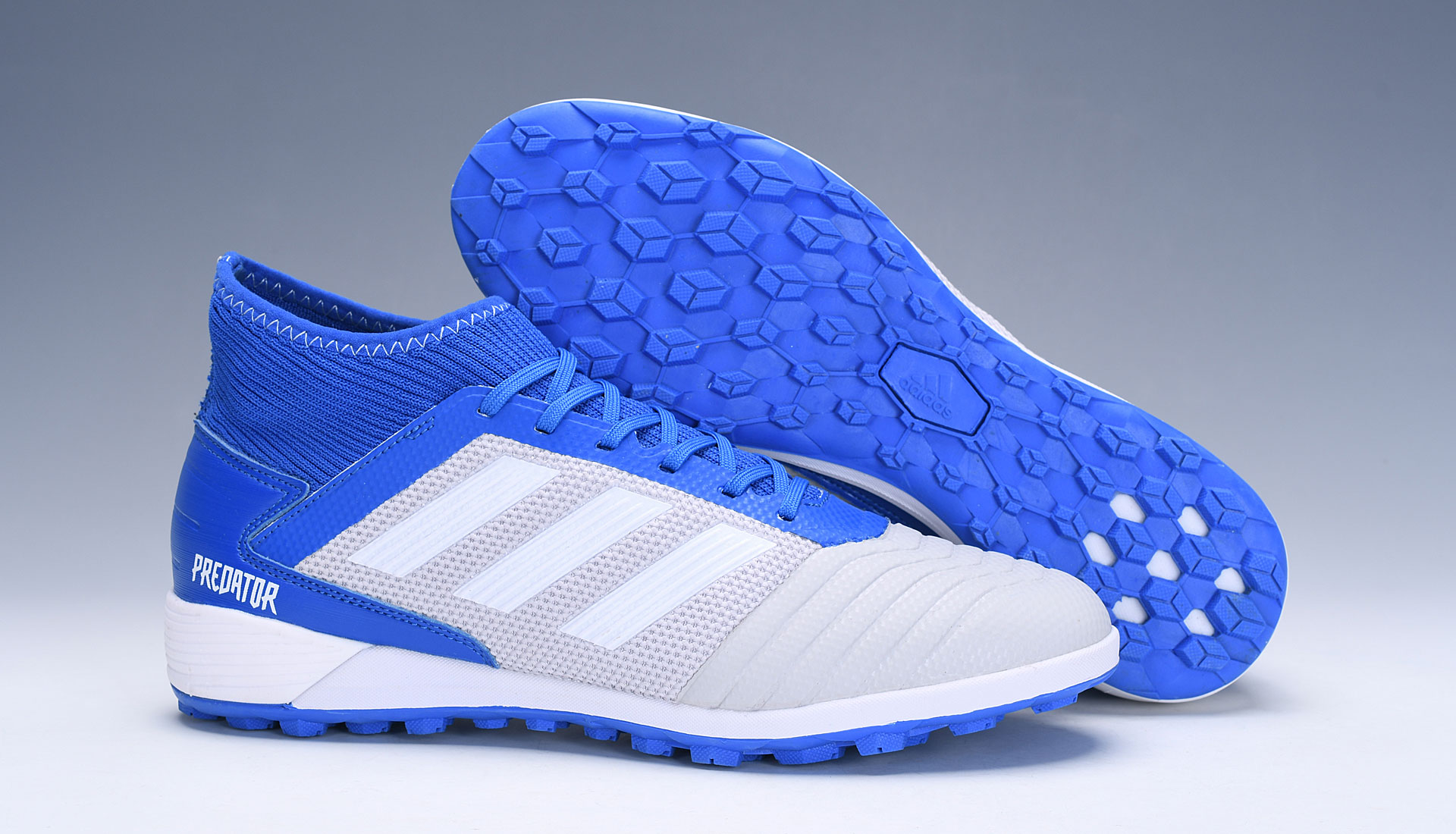 Adidas PREDATOR 19.3 TF Turf 'Grey Blue' BC0555 - Superior Performance for Turf Play