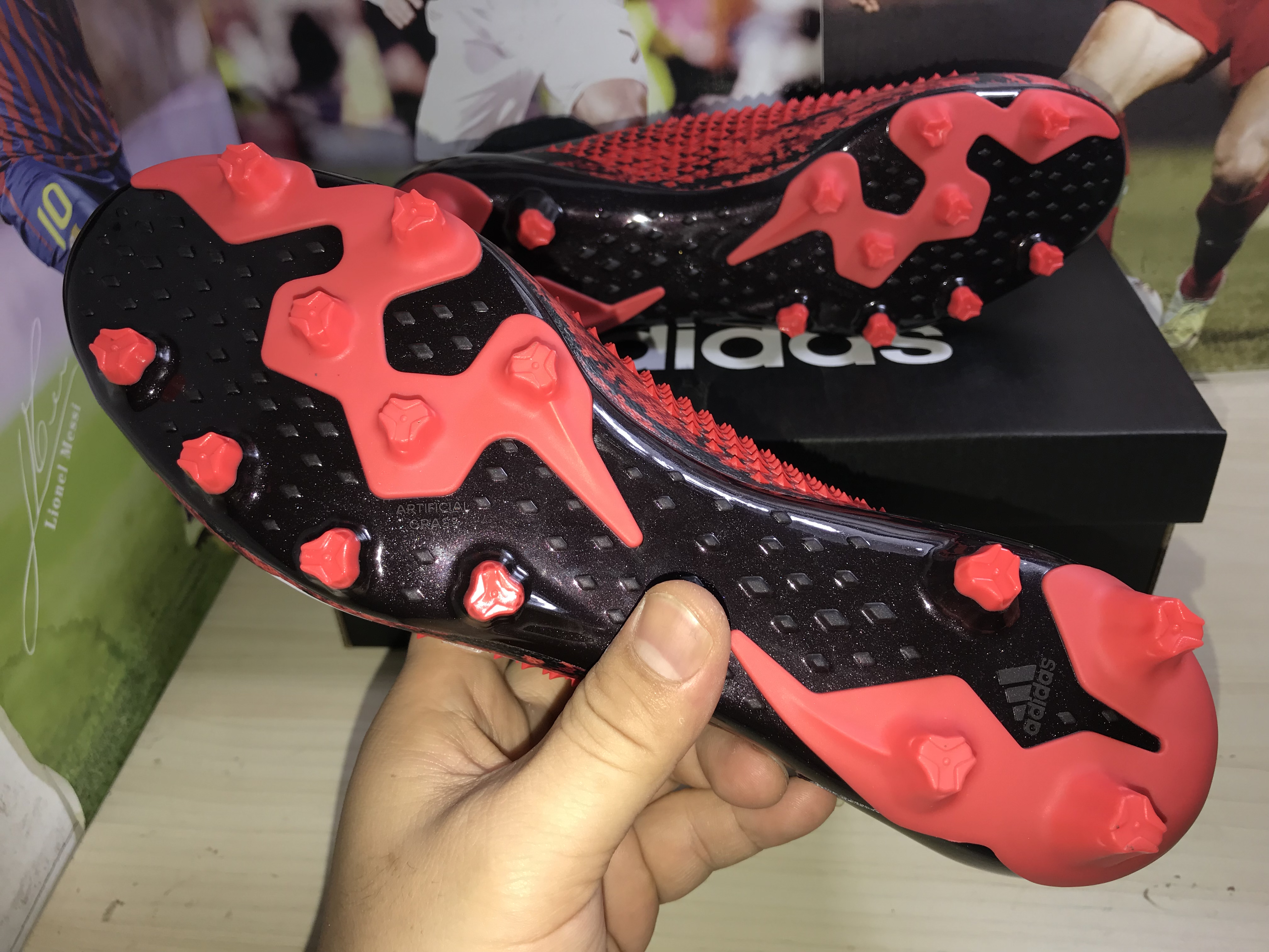 Adidas Predator Mutator 20+ Ag Core Black Cloud White Active Red FV3193 – Supreme Agility and Control