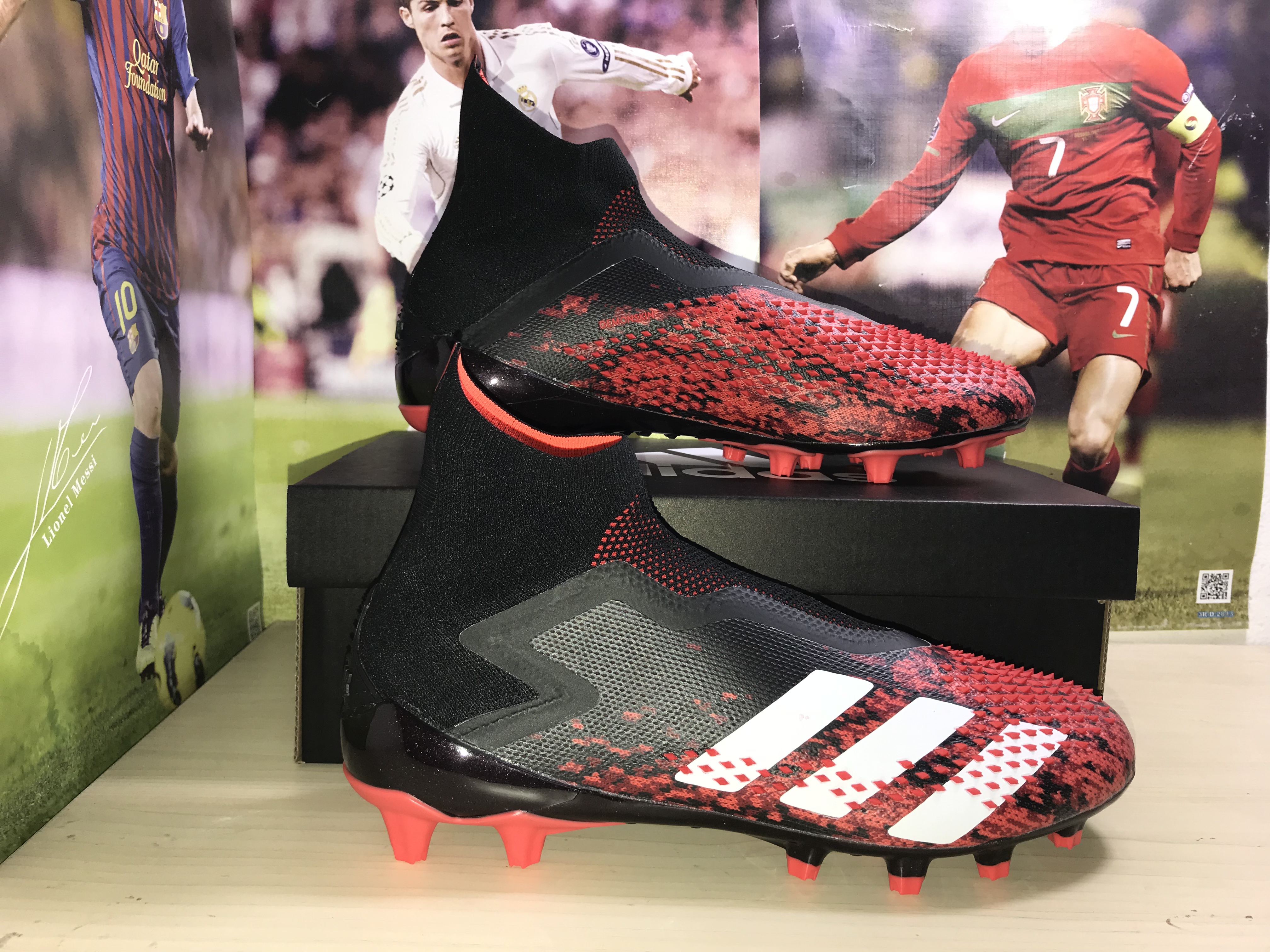 Adidas Predator Mutator 20+ Ag Core Black Cloud White Active Red FV3193 – Supreme Agility and Control