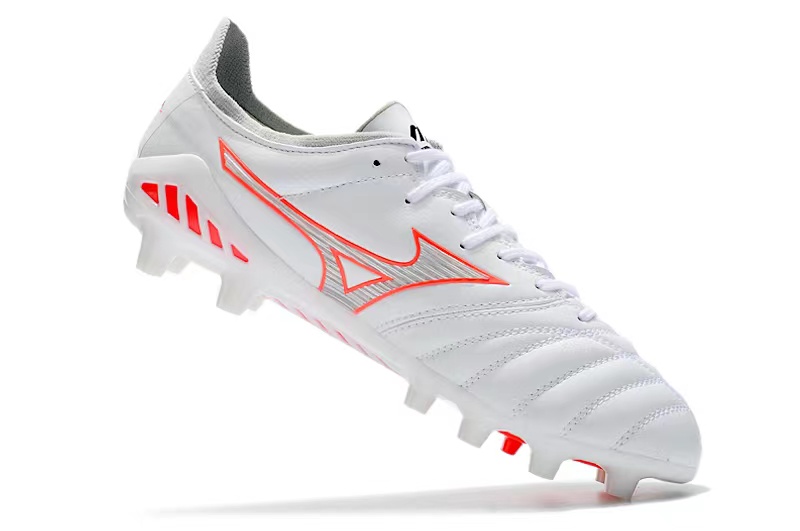 Mizuno Morelia Neo 3 FG Football Boots - White/Orange | High-Performance Cleats Mizuno Morelia Neo 3 FG Football Boots - White/Orange | High-Performance Cleats