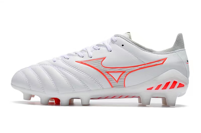 Mizuno Morelia Neo 3 FG Football Boots - White/Orange | High-Performance Cleats Mizuno Morelia Neo 3 FG Football Boots - White/Orange | High-Performance Cleats