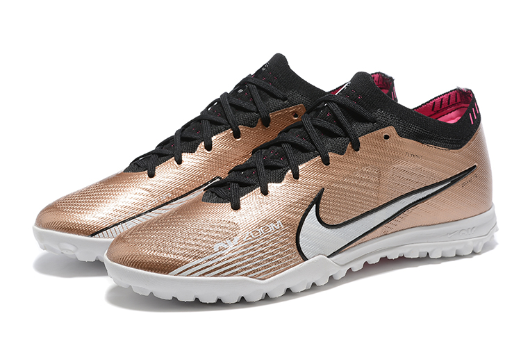 Nike Air Zoom Mercurial Vapor 15 Elite TF Metallic Gold - Premium Performance for Turf Fields Nike Air Zoom Mercurial Vapor 15 Elite TF Metallic Gold - Premium Performance for Turf Fields