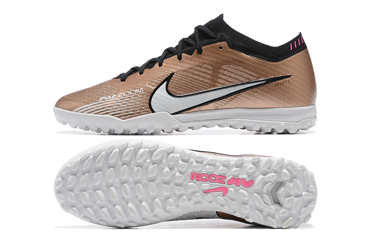 Nike Air Zoom Mercurial Vapor 15 Elite TF Metallic Gold - Premium Performance for Turf Fields Nike Air Zoom Mercurial Vapor 15 Elite TF Metallic Gold - Premium Performance for Turf Fields