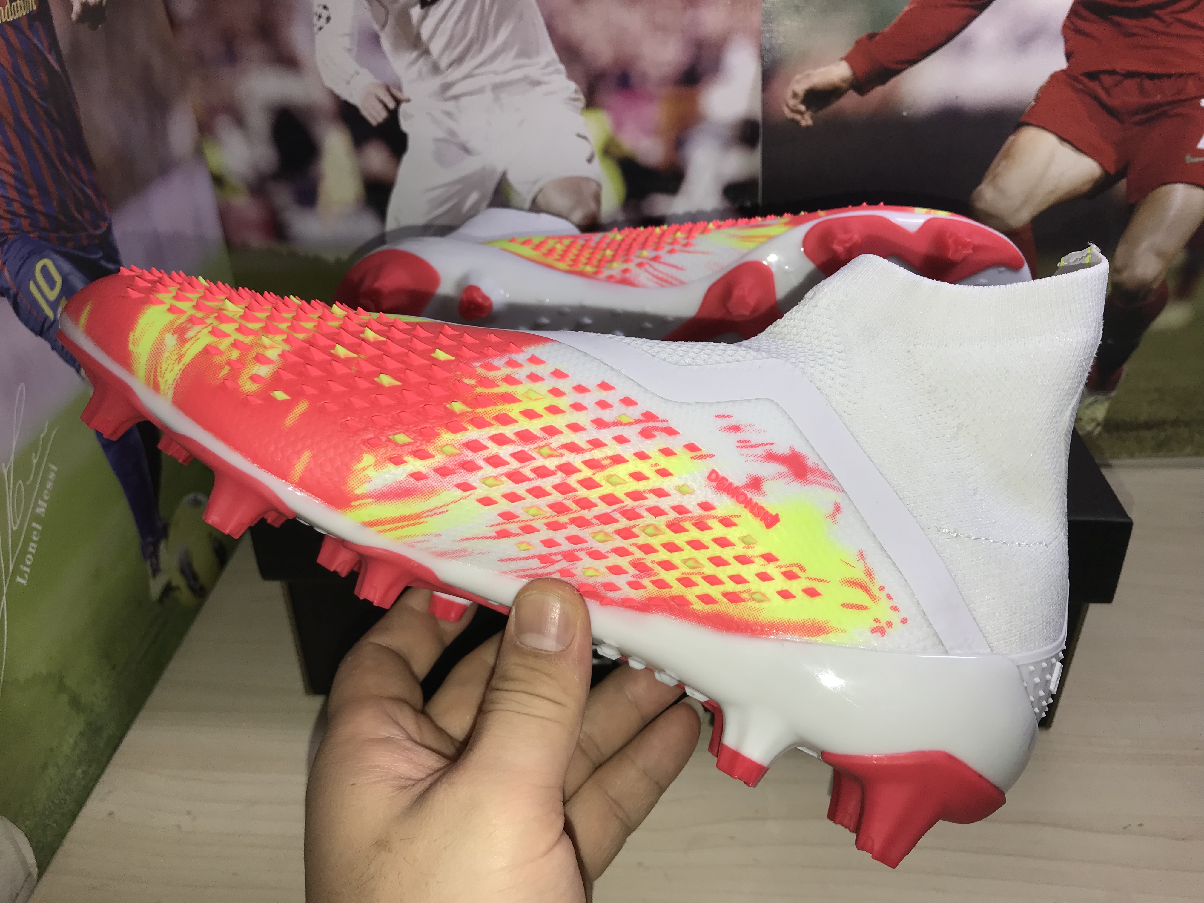 Adidas Predator Mutator 20.1 Ag 'White Core Black Pop' EG1623 - Premium Football Cleats