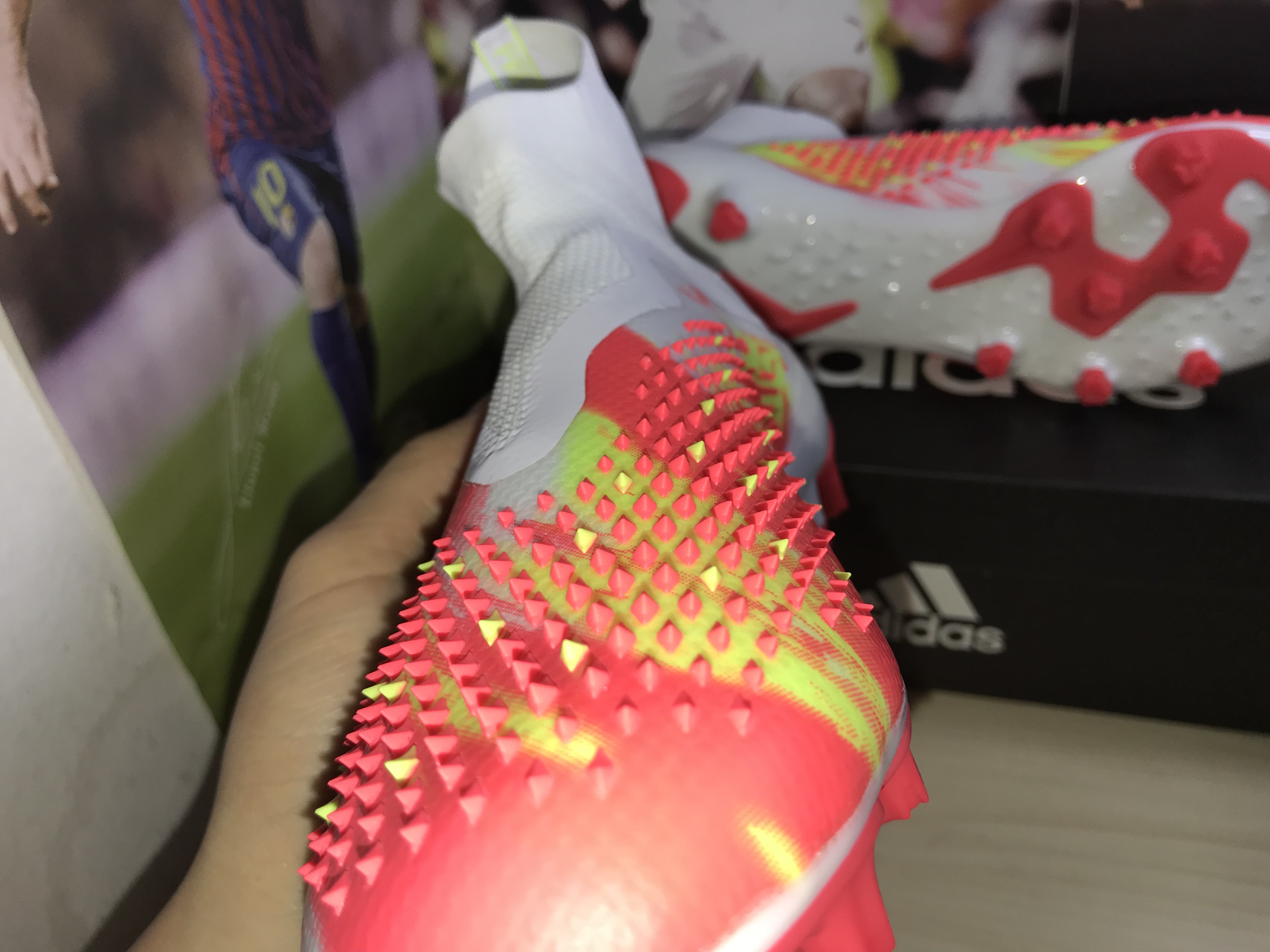 Adidas Predator Mutator 20.1 Ag 'White Core Black Pop' EG1623 - Premium Football Cleats