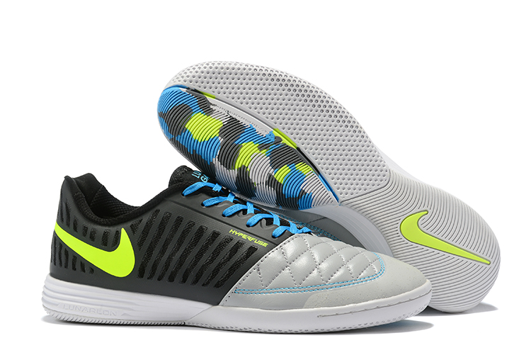 Nike Lunar Gato II IC Indoor Court Football Shoe - Blue Black | 580456-070
