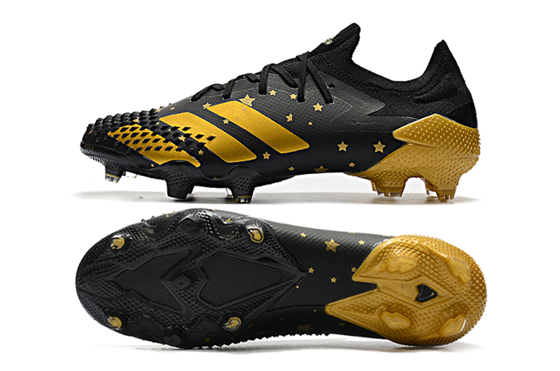 Adidas Predator Mutator 20.1 Low FG AG Core Black Gold Metallic - Supreme Precision for Footballers