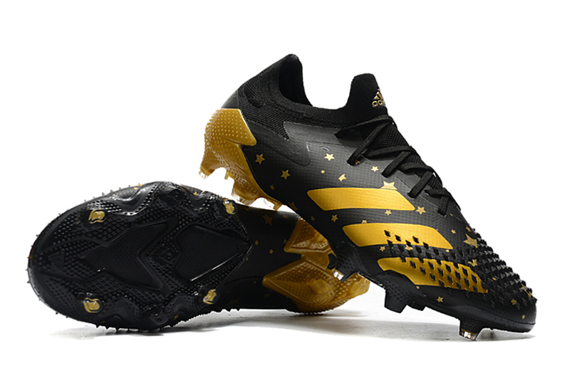 Adidas Predator Mutator 20.1 Low FG AG Core Black Gold Metallic - Supreme Precision for Footballers