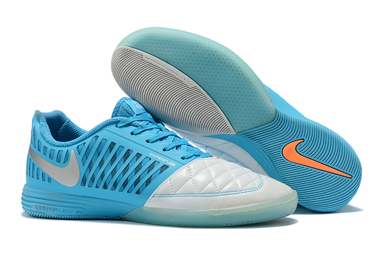 Nike Lunar Gato II IC White Blue 580456-404 - Buy Now for Ultimate Indoor Performance