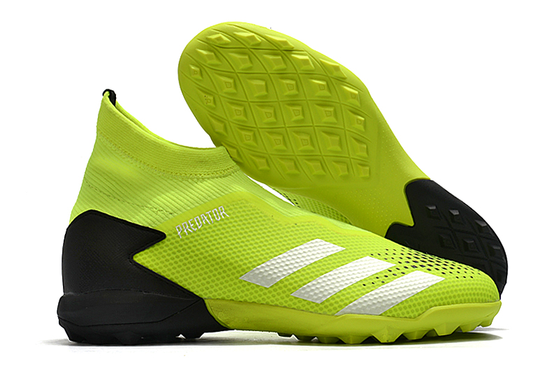 Adidas Predator 20.3 Laceless TF - Black Lightgreen: Top-Performing Soccer Shoes