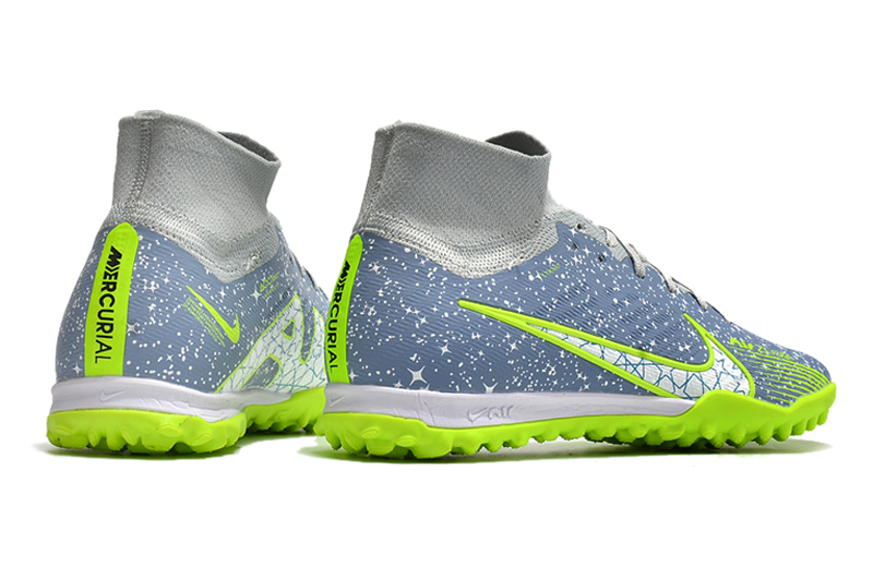 Nike Air Zoom Mercurial Vapor XV Academy TF Football Boots - Gray Green | Fast Delivery, Great Traction