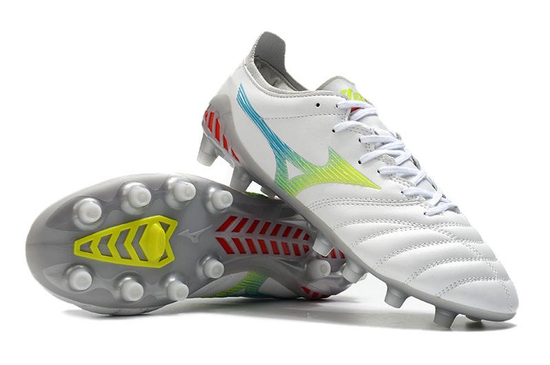 Mizuno Morelia Neo III Beta Japan FG - White Safety Yellow | Shop Now Mizuno Morelia Neo III Beta Japan FG - White Safety Yellow | Shop Now