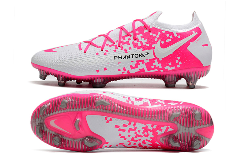 Nike Phantom GT Elite FG White Pink - Premium Soccer Cleats Nike Phantom GT Elite FG White Pink - Premium Soccer Cleats