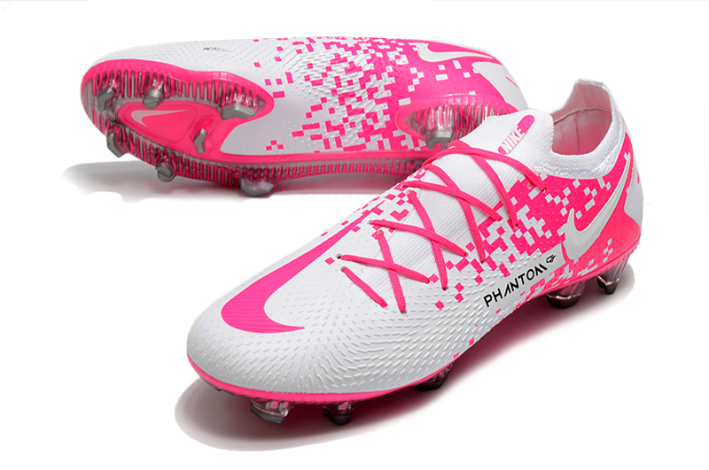 Nike Phantom GT Elite FG White Pink - Premium Soccer Cleats Nike Phantom GT Elite FG White Pink - Premium Soccer Cleats