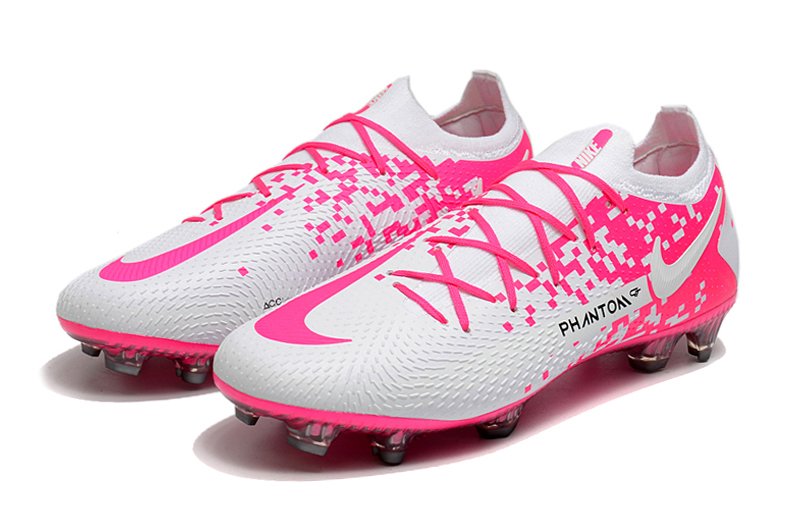 Nike Phantom GT Elite FG White Pink - Premium Soccer Cleats Nike Phantom GT Elite FG White Pink - Premium Soccer Cleats