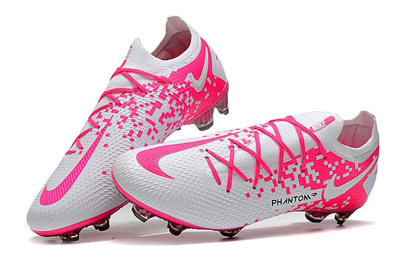 Nike Phantom GT Elite FG White Pink - Premium Soccer Cleats Nike Phantom GT Elite FG White Pink - Premium Soccer Cleats