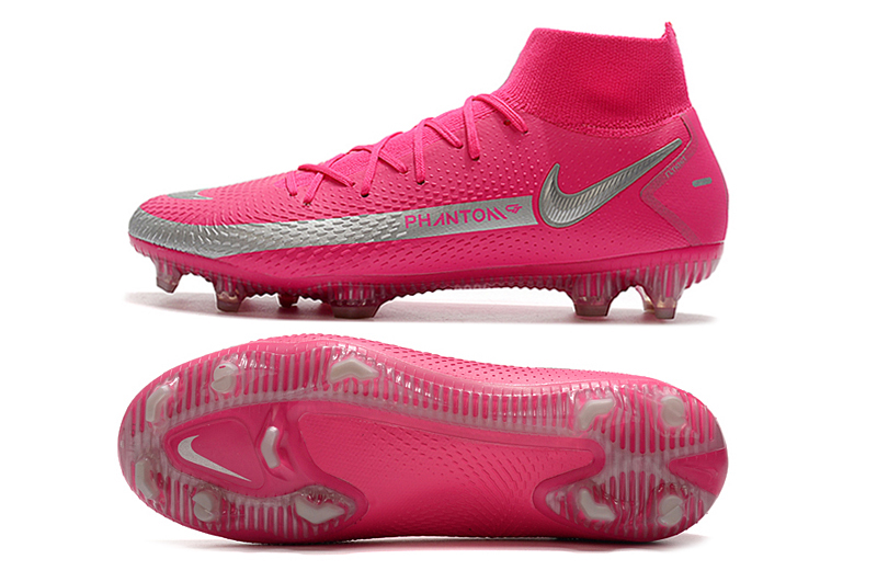 Nike Phantom GT Elite Dynamic Fit FG - Pink Blast/Silver | High-performance soccer cleats | Free Shipping | Limited Stock Nike Phantom GT Elite Dynamic Fit FG - Pink Blast/Silver | High-performance soccer cleats | Free Shipping | Limited Stock