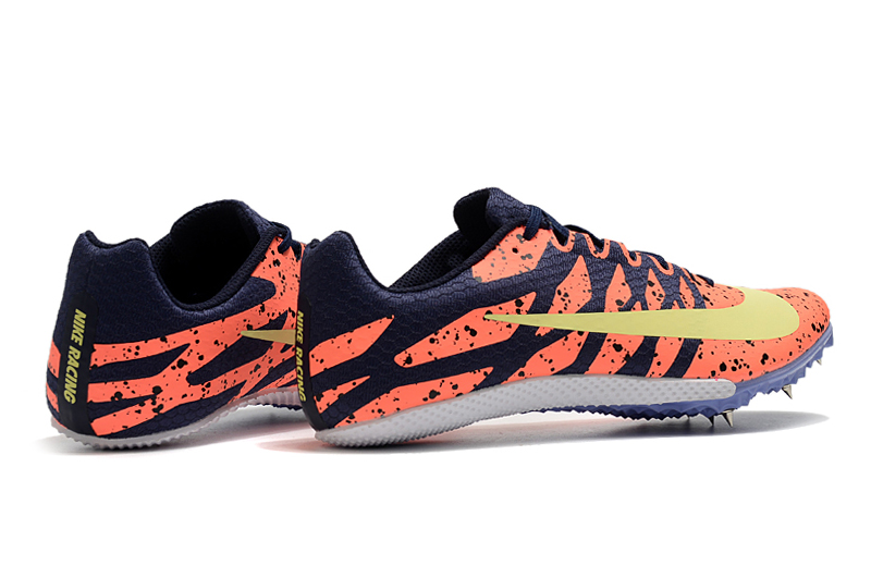 Nike Zoom Rival S 9 'Paint Splatter - Bright Mango Zitron' 907565 801 - Best Track Spikes for Enhanced Performance Nike Zoom Rival S 9 'Paint Splatter - Bright Mango Zitron' 907565 801 - Best Track Spikes for Enhanced Performance