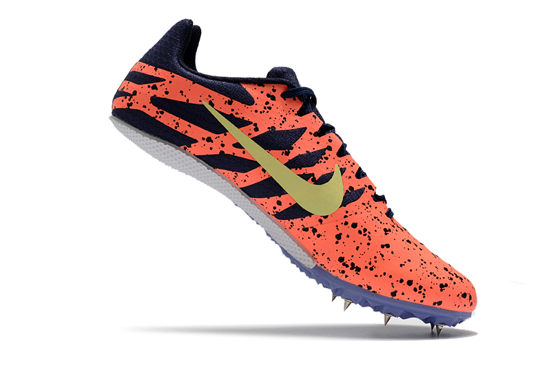 Nike Zoom Rival S 9 'Paint Splatter - Bright Mango Zitron' 907565 801 - Best Track Spikes for Enhanced Performance Nike Zoom Rival S 9 'Paint Splatter - Bright Mango Zitron' 907565 801 - Best Track Spikes for Enhanced Performance