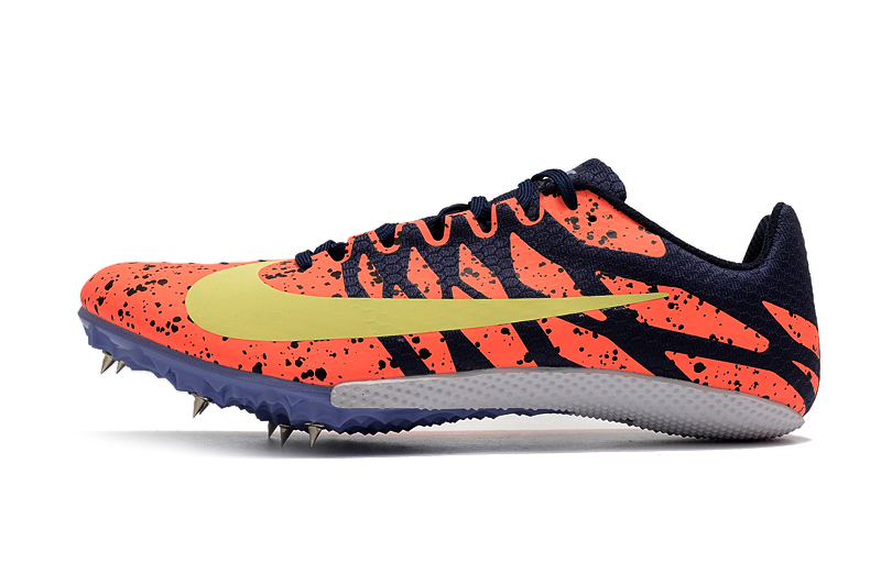 Nike Zoom Rival S 9 'Paint Splatter - Bright Mango Zitron' 907565 801 - Best Track Spikes for Enhanced Performance Nike Zoom Rival S 9 'Paint Splatter - Bright Mango Zitron' 907565 801 - Best Track Spikes for Enhanced Performance