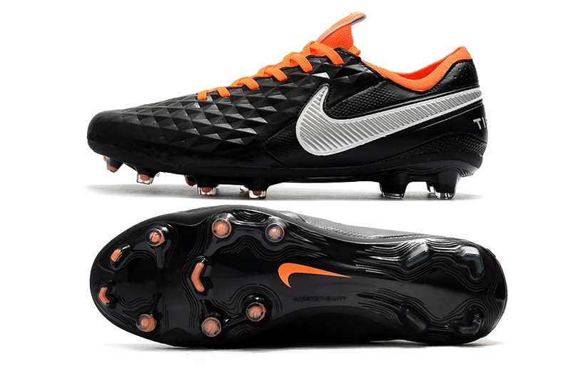 Nike Tiempo Legend 8 Elite FG Boot - Black White Orange | Ultimate Performance for Soccer Players Nike Tiempo Legend 8 Elite FG Boot - Black White Orange | Ultimate Performance for Soccer Players