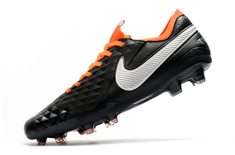 Nike Tiempo Legend 8 Elite FG Boot - Black White Orange | Ultimate Performance for Soccer Players Nike Tiempo Legend 8 Elite FG Boot - Black White Orange | Ultimate Performance for Soccer Players