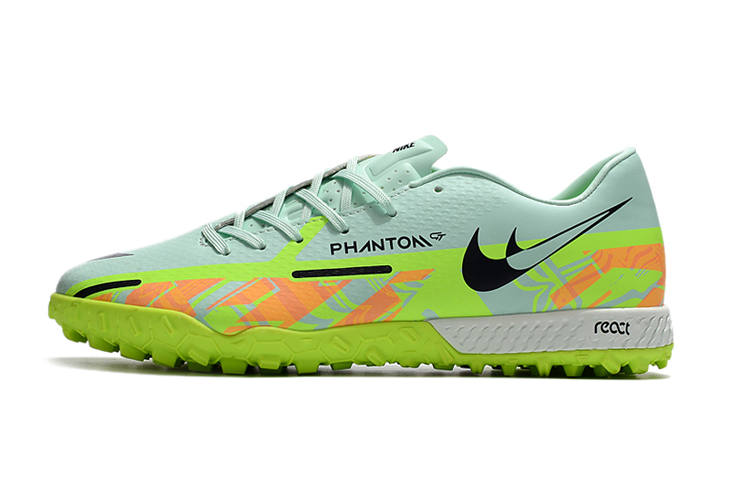 Nike Phantom GT2 Academy TF Green Orange Soccer Shoes Nike Phantom GT2 Academy TF Green Orange Soccer Shoes