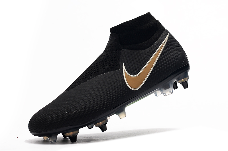 Nike Phantom Vision Elite DF SG-PRO Black Gold - Supreme Soccer Cleats Nike Phantom Vision Elite DF SG-PRO Black Gold - Supreme Soccer Cleats