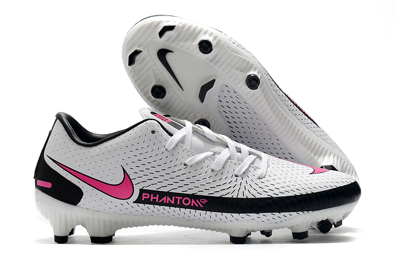 Nike Phantom GT Academy MG White Pink Blast Soccer Cleats