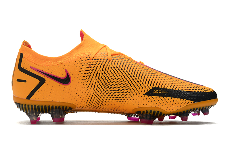 Nike Phantom GT Elite 3D FG University Gold Black Fireberry - Stylish and high-performance soccer cleats for ultimate precision and control Nike Phantom GT Elite 3D FG University Gold Black Fireberry - Stylish and high-performance soccer cleats for ultimate precision and control