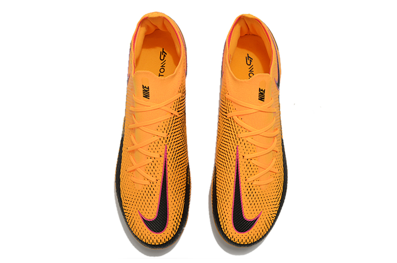 Nike Phantom GT Elite 3D FG University Gold Black Fireberry - Stylish and high-performance soccer cleats for ultimate precision and control Nike Phantom GT Elite 3D FG University Gold Black Fireberry - Stylish and high-performance soccer cleats for ultimate precision and control