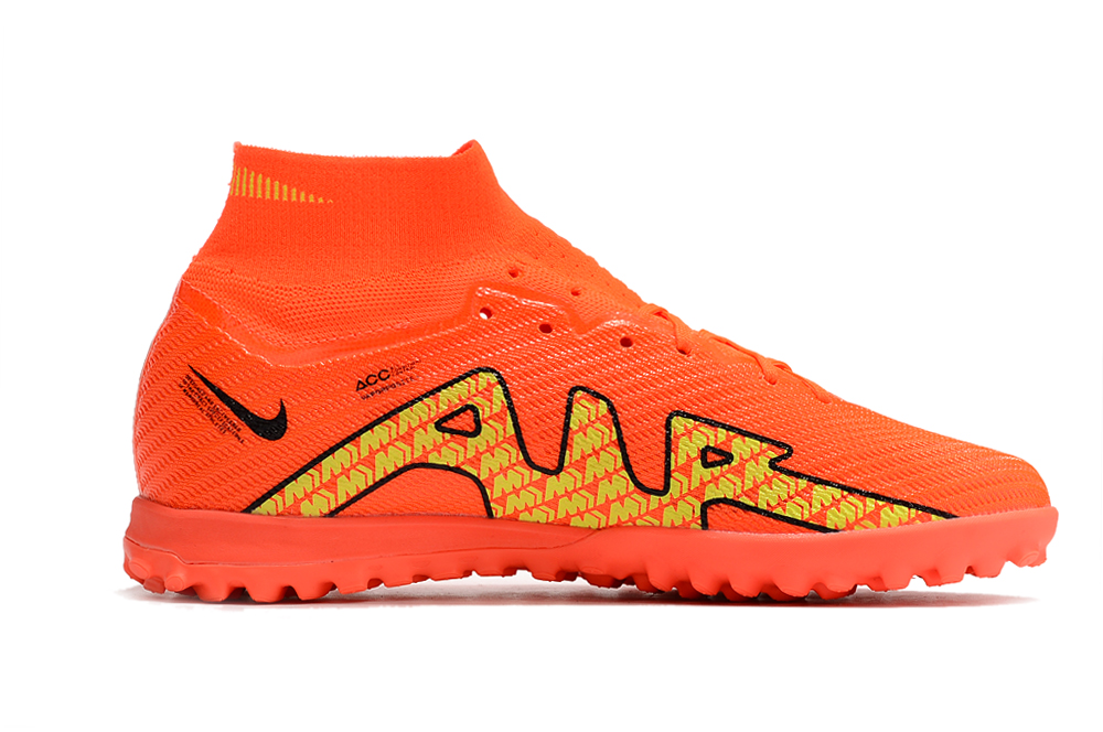 Nike Air Zoom Mercurial Superfly 9 Elite TF - Red Gold Black | Premium Soccer Shoes