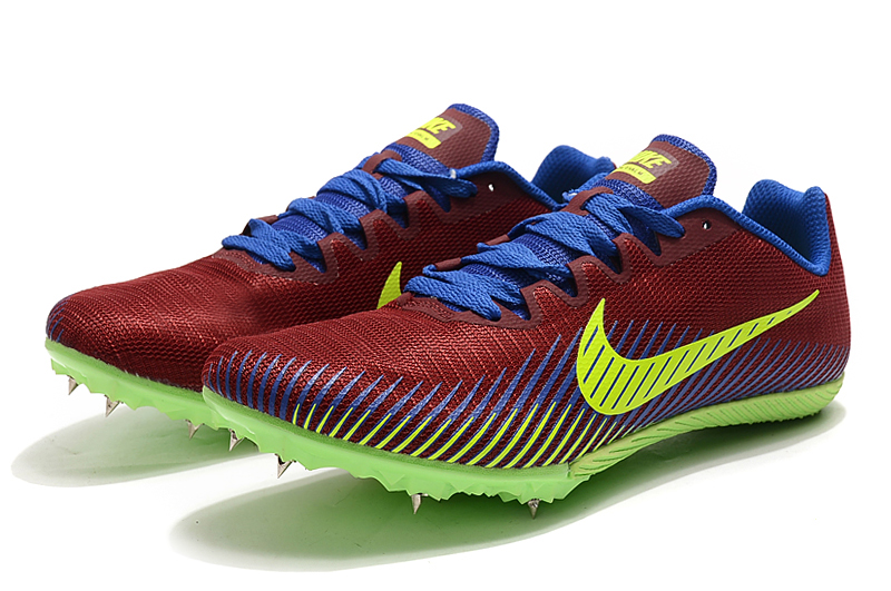 Nike Zoom Rival M 9 'Bordeaux Lime Blast' AH1020 600 - Best Track Spike for Speed and Style Nike Zoom Rival M 9 'Bordeaux Lime Blast' AH1020 600 - Best Track Spike for Speed and Style